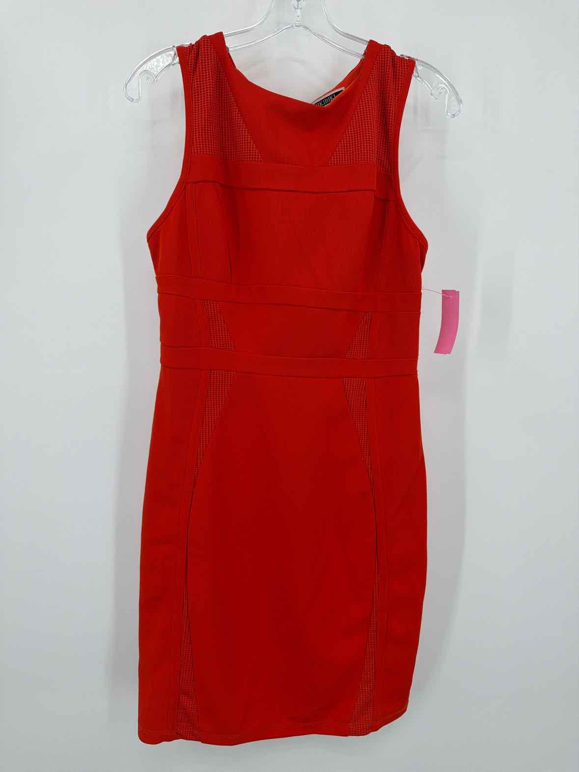 Pre-Owned Nikibiki Orange Size Large Short Sleeveless Dress | True Fashionistas.