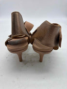 Pre-Owned Pedro Garcia Tan Size 39 Strappy Strappy Heels | True Fashionistas.