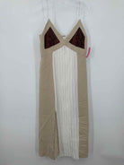 Pre-Owned Zara Tan Size Small Midi Sleeveless Dress | True Fashionistas.
