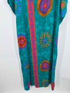 Pre-Owned Tiasa Blue Size One Size Long Short Sleeve Dress | True Fashionistas.