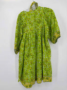 Pre-Owned Islapayal Green Size XS Short Short Sleeve Dress | True Fashionistas.