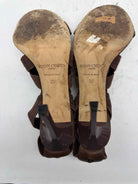 Pre-Owned Jimmy Choo Brown Size 9 Strappy Heels | True Fashionistas.