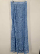 Pre-Owned Miguelina Blue Size Large Maxi Skirt | True Fashionistas.