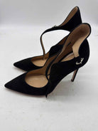 Pre-Owned Gianvito Rossi Black Size 9.5 Strappy Heels | True Fashionistas.