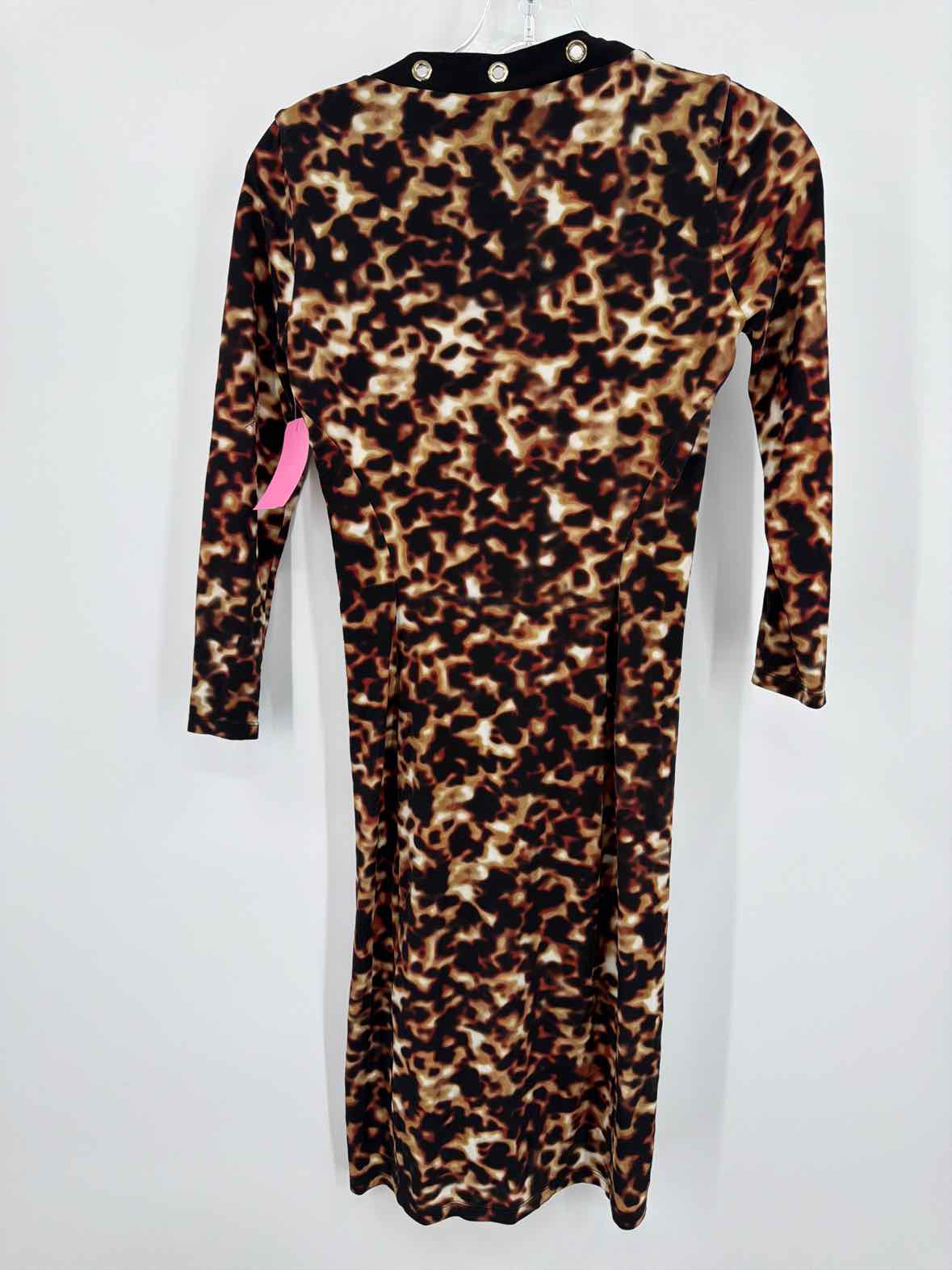 Pre-Owned Roberto Cavalli Brown Size 38/2 Short Long Sleeve Dress | True Fashionistas.