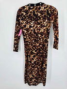 Pre-Owned Roberto Cavalli Brown Size 38/2 Short Long Sleeve Dress | True Fashionistas.