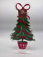 Green Acrylic Christmas Sitter | True Fashionistas.