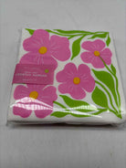 Pink Flower Cocktail Napkins | True Fashionistas.