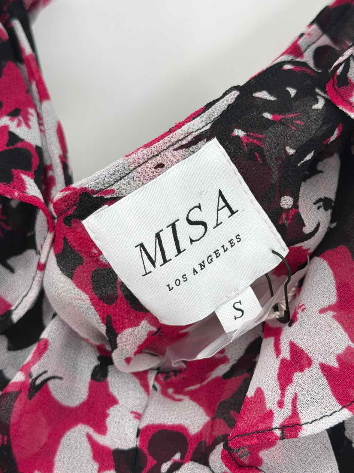 Pre-Owned Misa Red Size Small Long Long Sleeve Dress | True Fashionistas.
