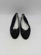 Pre-Owned Chanel Navy Size 36 Slip Flats | True Fashionistas.
