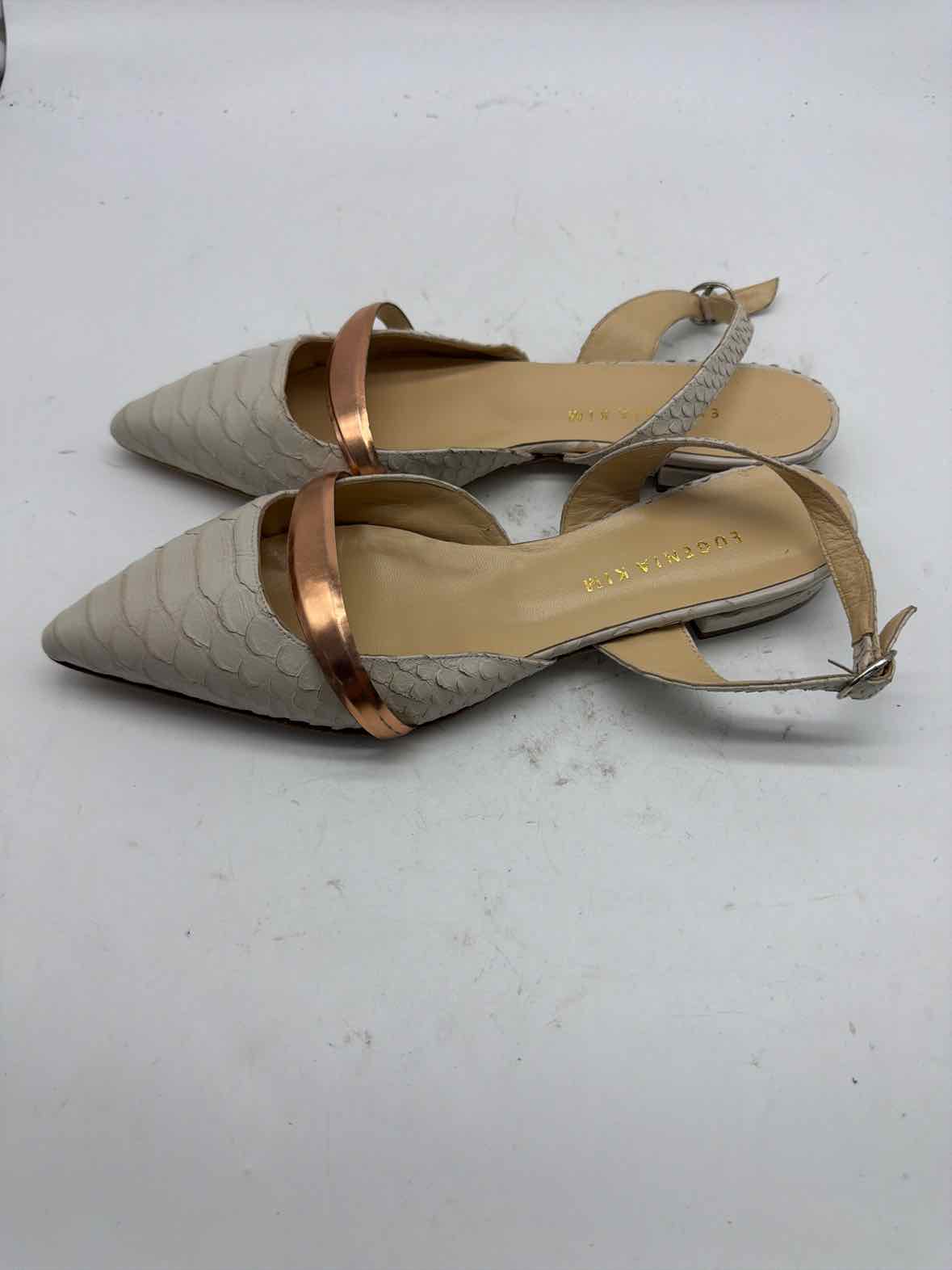 Pre-Owned Eugenia Kim Ivory Size 39 Slingback Sandals | True Fashionistas.
